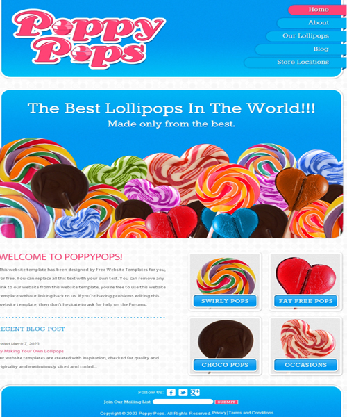 英文网站网页模板html源码下载