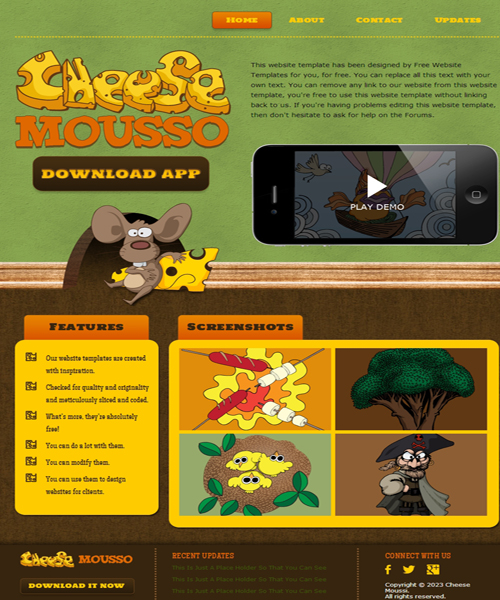 html5儿童娱乐网站模板源码下载