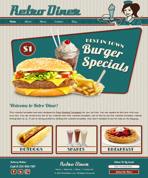 麦当劳商城网页模板html5免费下载