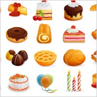 美味蛋糕食物图片素材图标