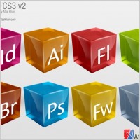 常用开发软件logo图标立体设计素材