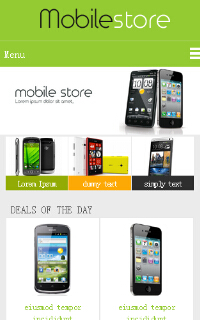 手机购物网站html5css3 mobile网页模板源码下载