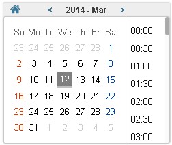 jquery日历插件dtpicker - jquery-simple-datetimepicker