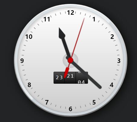  网页div标签绘制时钟的jquery特效代码