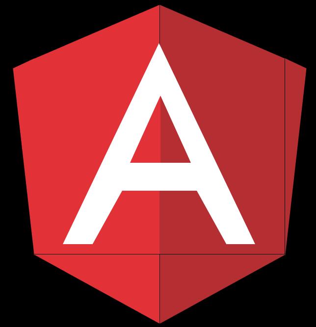 html5css3代码绘制angular logo图标特效