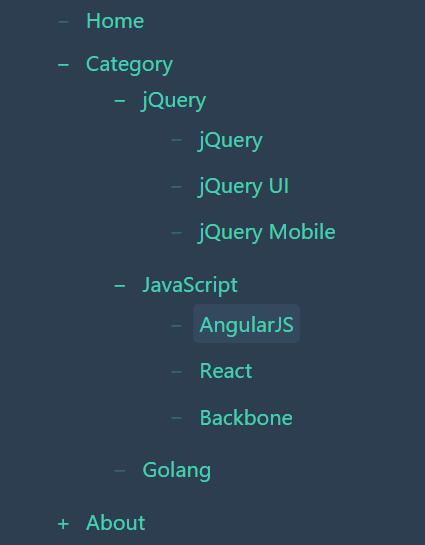 网页tree树状导航栏jquery插件特效代码