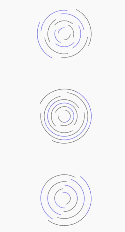 div图层圆形旋转等待页面加载效果的css3动画样式代码