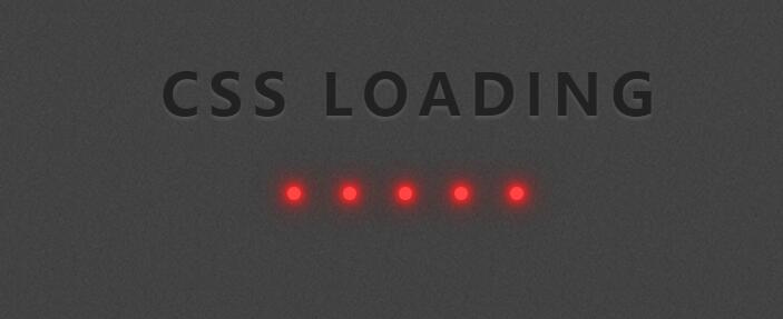 html5网站CSS加载动画loading效果代码