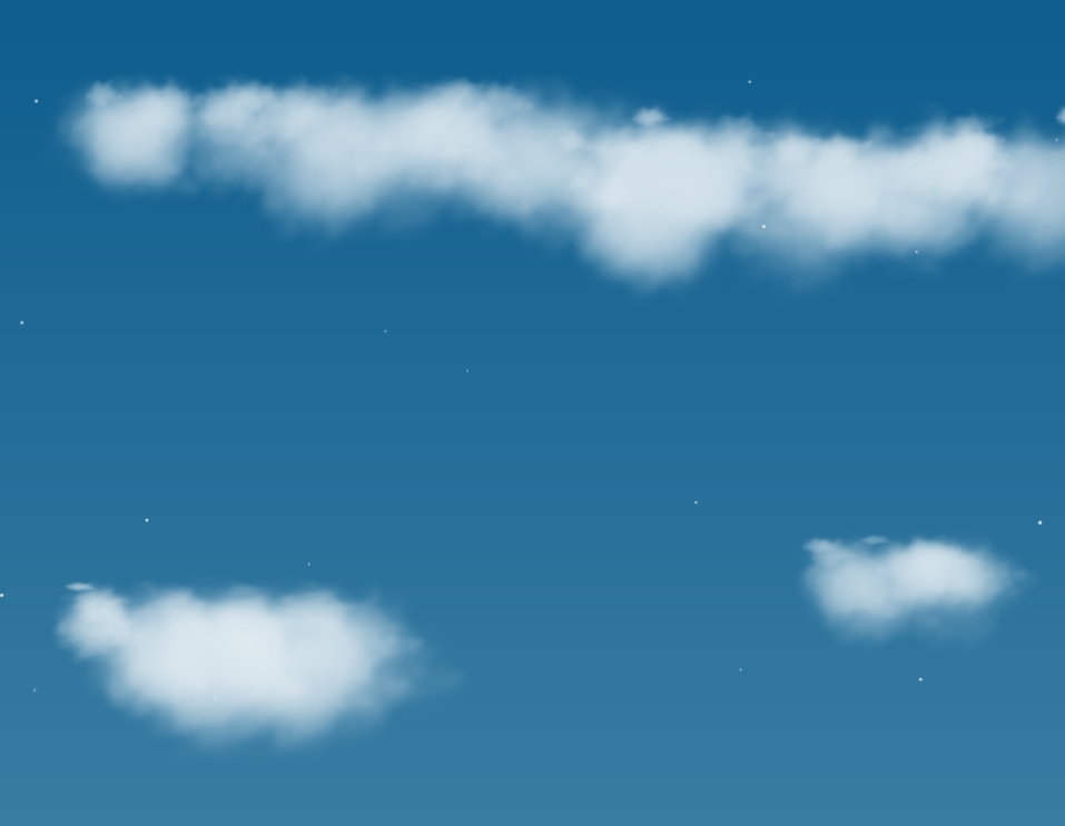 html5css3网页视差天空背景白云动画代码