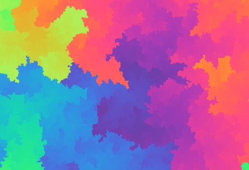 canvas画布图层彩色变化万千特效js脚本网页素材代码