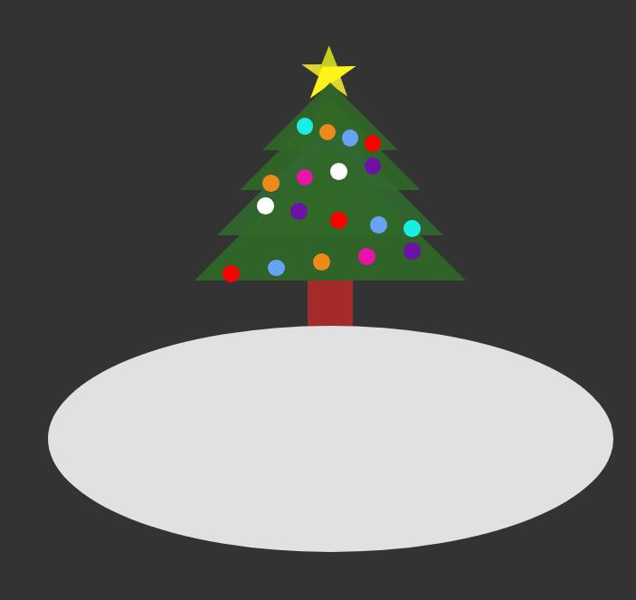 网页div代码模仿圣诞树闪烁特效html5模板素材
