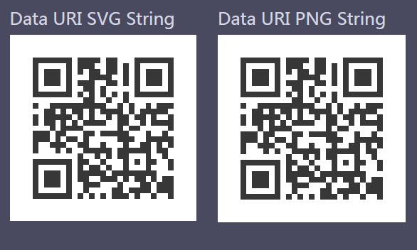 svg和table表格绘制网页二维码图片效果