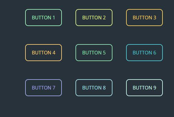  鼠标滑过彩色button按钮css3动画样式