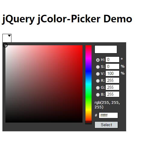 blog网站jQuery网页颜色选择器插件代码