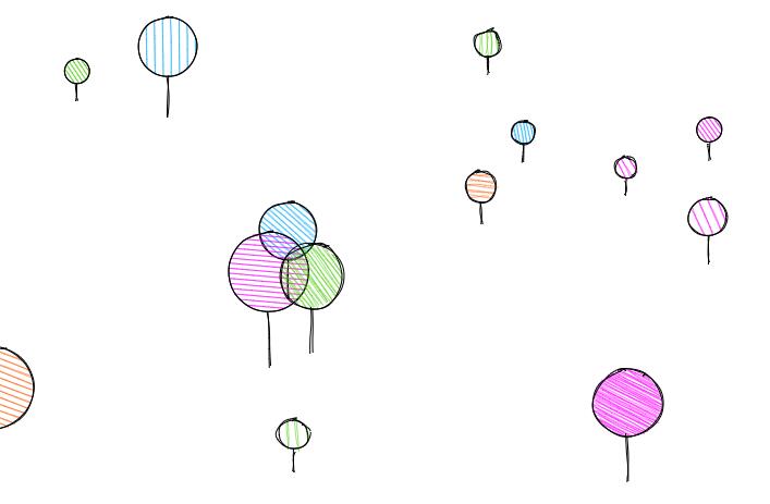 html5 canvas气球向上升起动画特效JavaScript代码