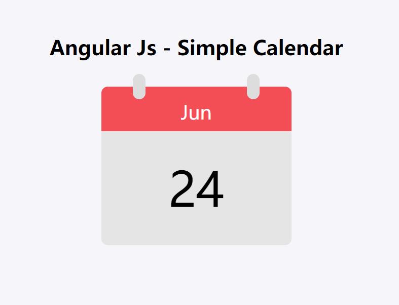 blog博客网站简单日历风格Angular代码插件站长素材