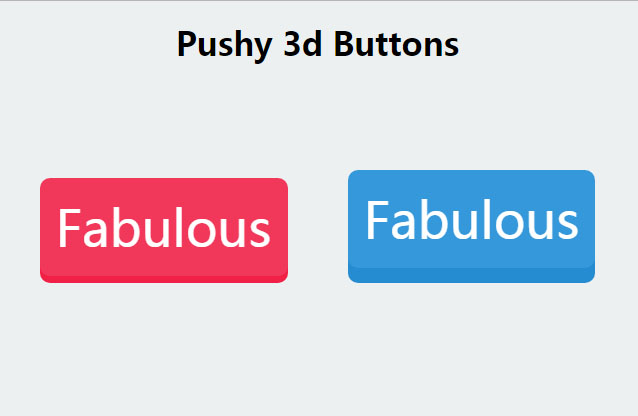 多姿多彩css3按钮3d立体动画样式网页素材代码