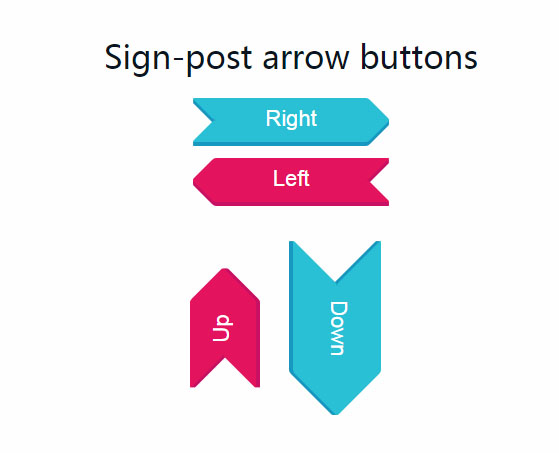 css3箭头button按钮blog博客网站模板素材代码