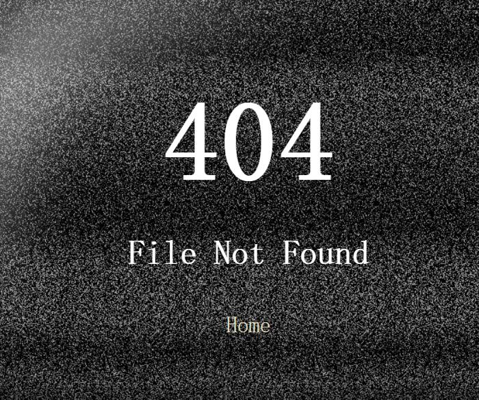 模仿电视机雪花屏幕404页面背景动画黑白闪烁jQuery插件代码