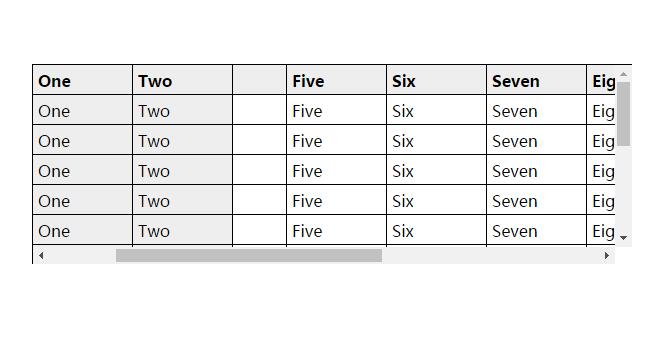 div css模仿table表格左侧表头悬浮固定特效样式代码