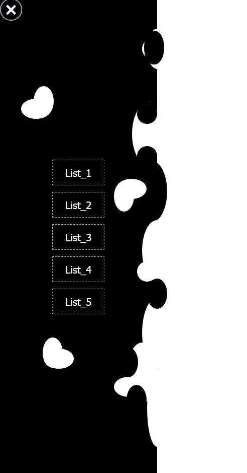 响应式左侧滑动导航栏菜单拼图css3动画样式代码