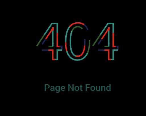 svg 404错误页面文字边框颜色流动效果网页素材代码