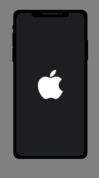 svg黑色Apple手机模型样式代码