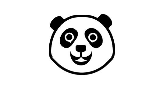html5css3熊猫脸卡通漫画样式代码
