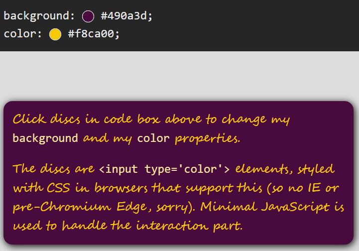 divcss圆角阴影背景色和文字颜色选择器样式代码