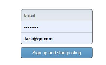 网页form表单用户登录界面html静态模板