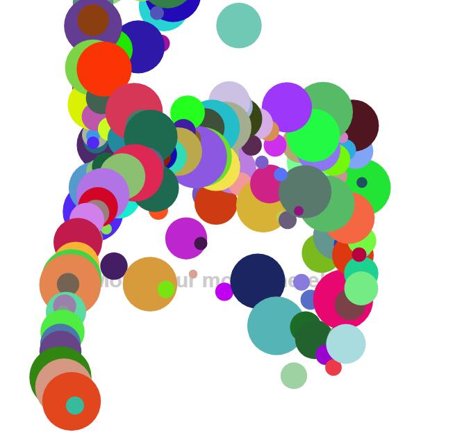 canvas彩色圆形图层网页鼠标跟随特效代码