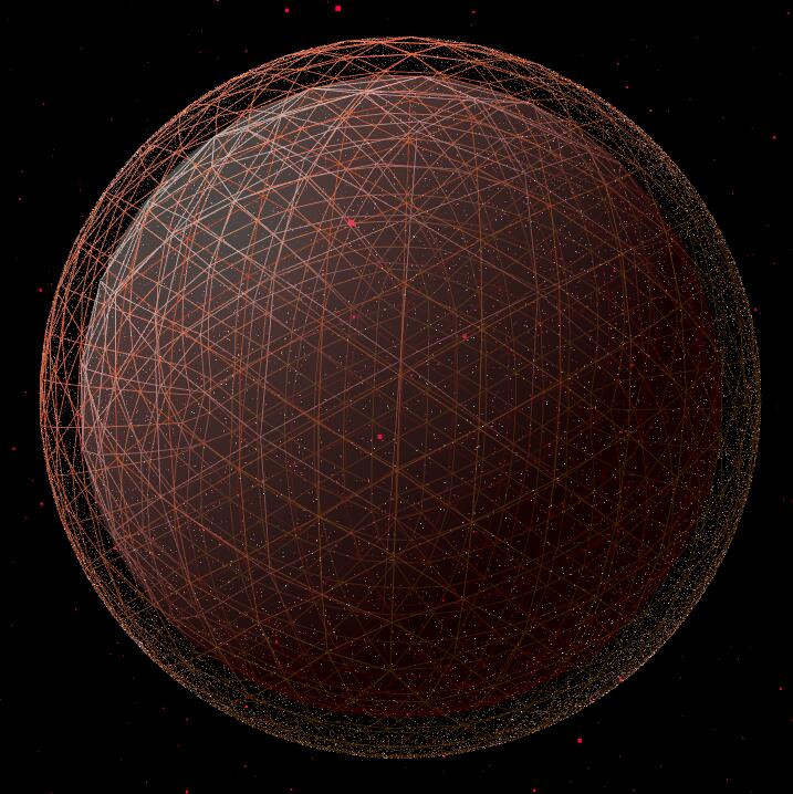 canvas画布3d立体视觉球形旋转特效代码