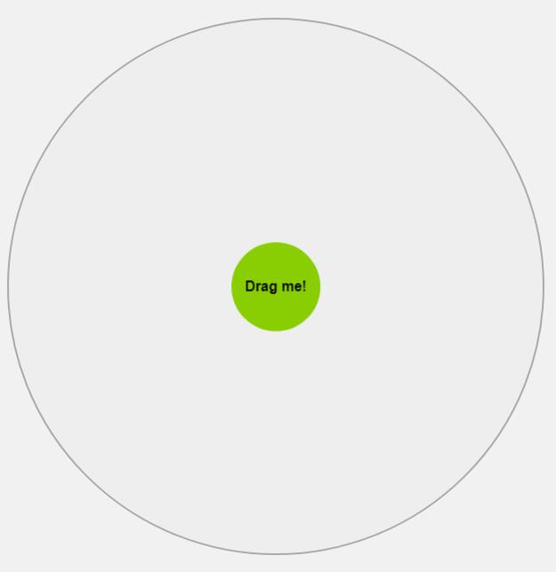 div圆形范围内拖拽移动JavaScript特效代码