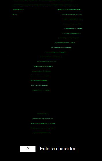 canvas画布绿色点点组成文字动画特效代码
