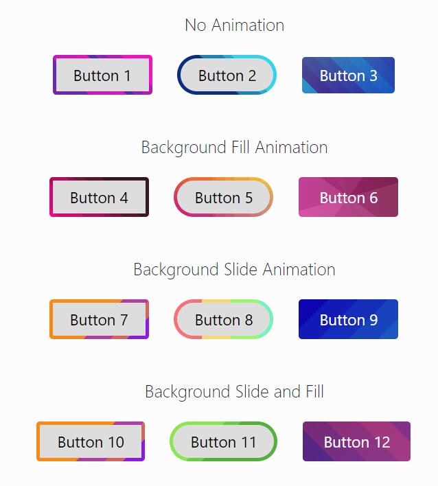 网页按钮素材button样式css3圆角动画样式代码