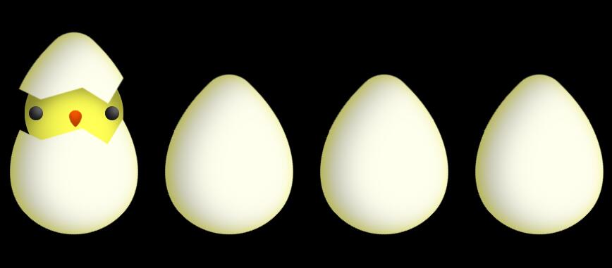 divcss代码制作鸡蛋立体模型鼠标hover动画显示小鸡仔