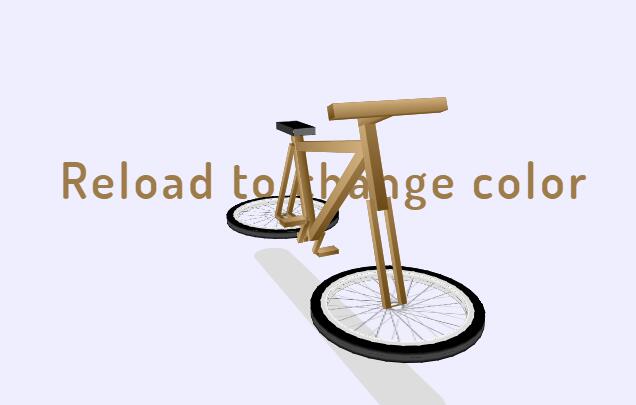 css div样式代码绘制3d自行车旋转立体视觉效果