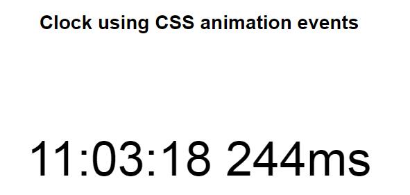 js原生毫秒单位动画在线时间代码下载