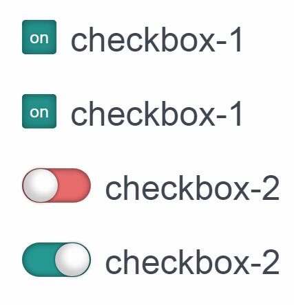 css3 CheckBox复选框标签圆角开关按钮样式代码