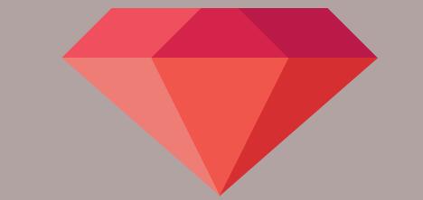 divcss样式代码制作红色3D水晶钻石