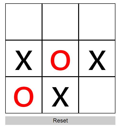 checkbox标签代码制作圈叉网页小游戏