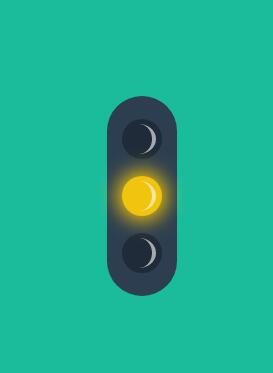 css div样式代码模仿交通红绿信号灯闪烁切换特效