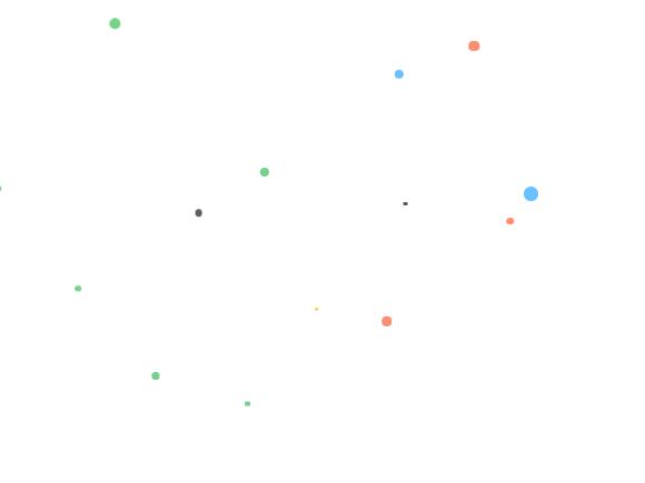 divcss彩色颗粒球体漂浮动画特效网页代码下载