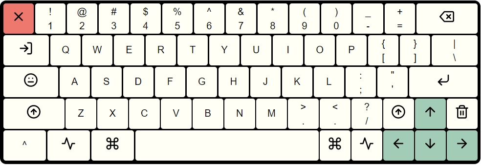 div+svg代碼繪制個性化筆記本鍵盤特效